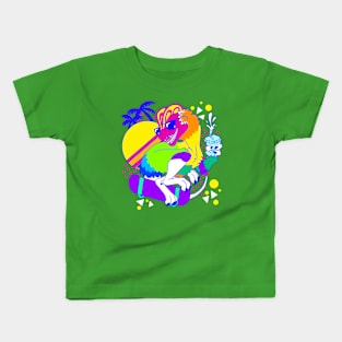 Totally Radical Dilophosaurs Kids T-Shirt